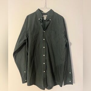LLBean Wrinkle Resistant Large Tall Button Up